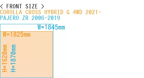 #COROLLA CROSS HYBRID G 4WD 2021- + PAJERO ZR 2006-2019